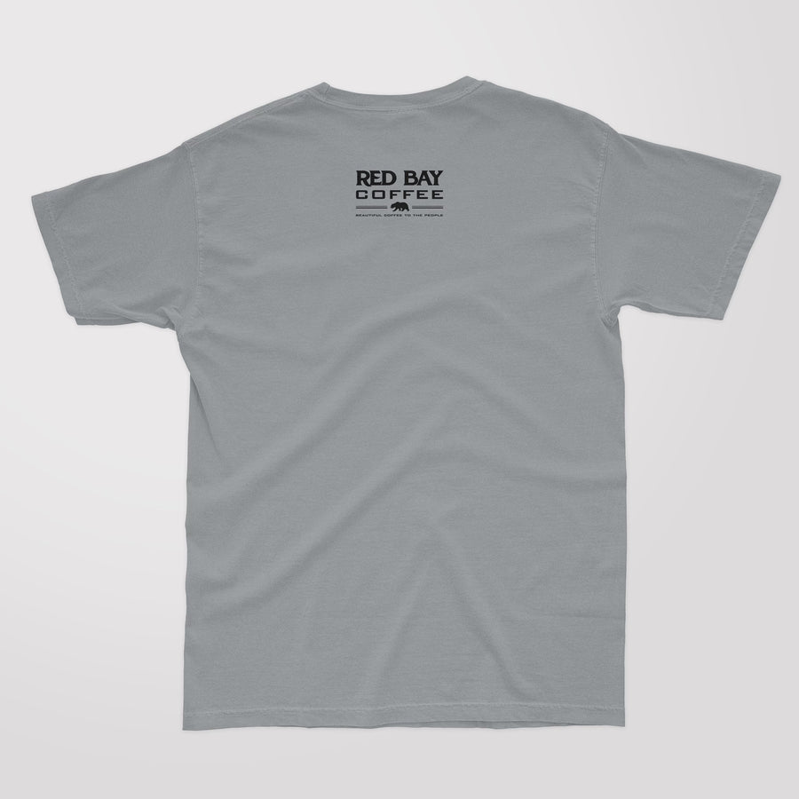 Grey Great Grinds Drink Alike T-Shirts | Red Bay Coffee.