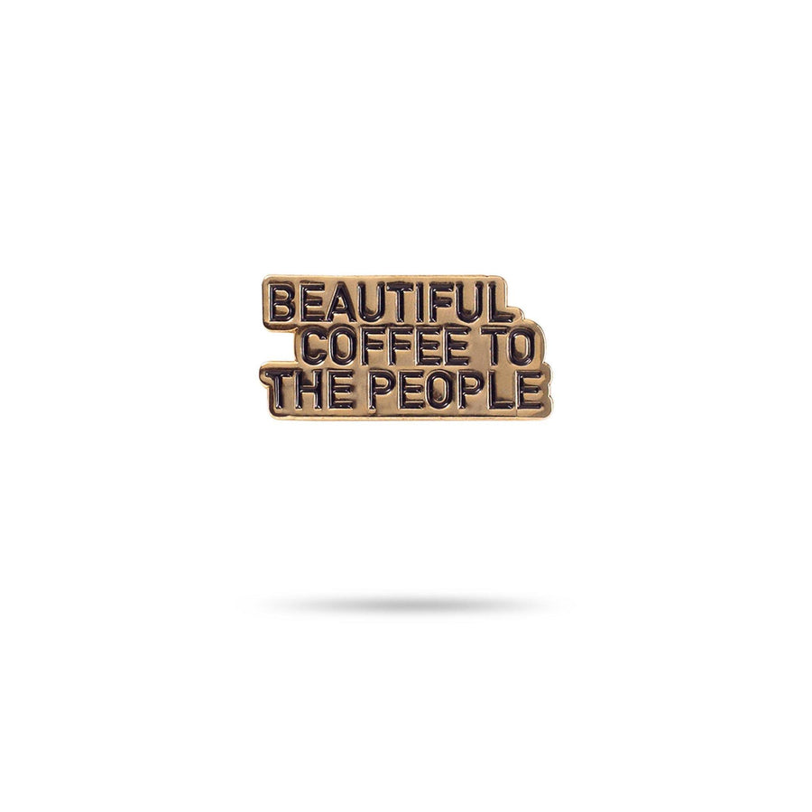 Enamel Pin - Beautiful Coffee | Red Bay Coffee.