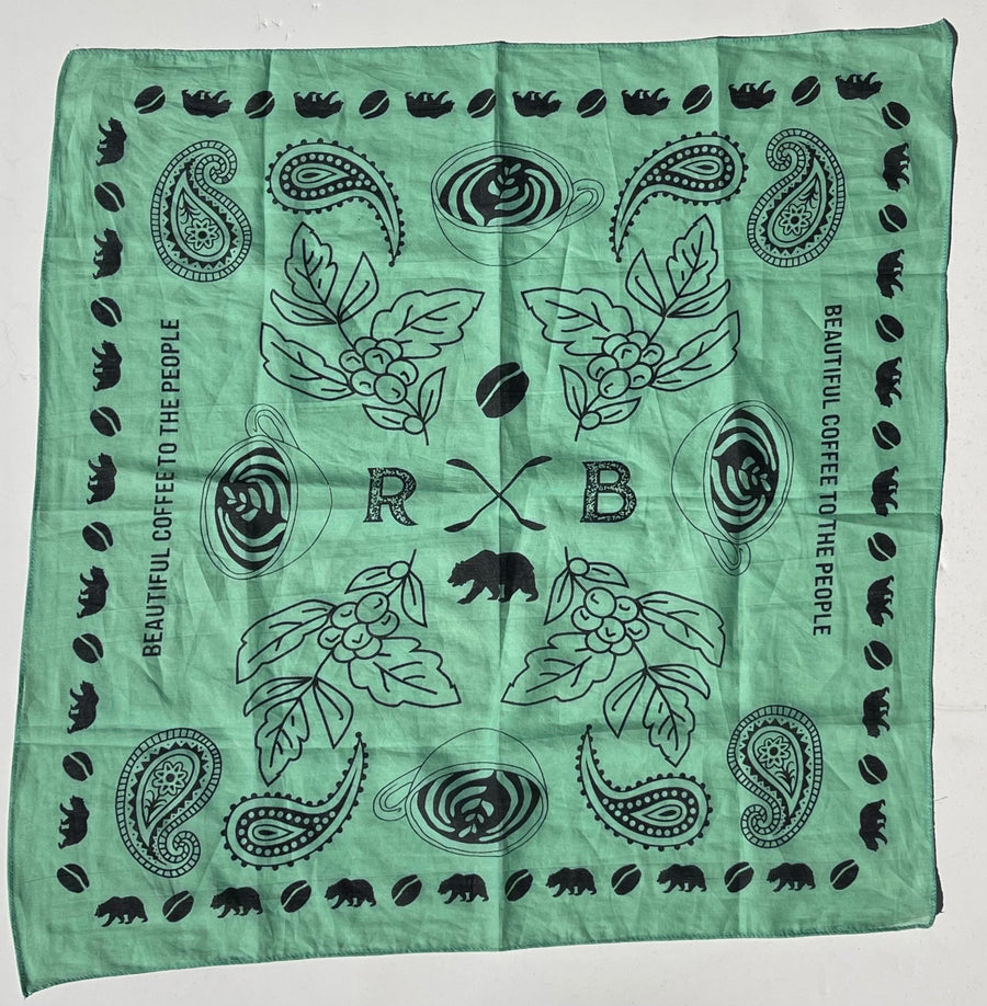 Red Bay Bandana - Custom Print Scarves - Red Bay Coffee