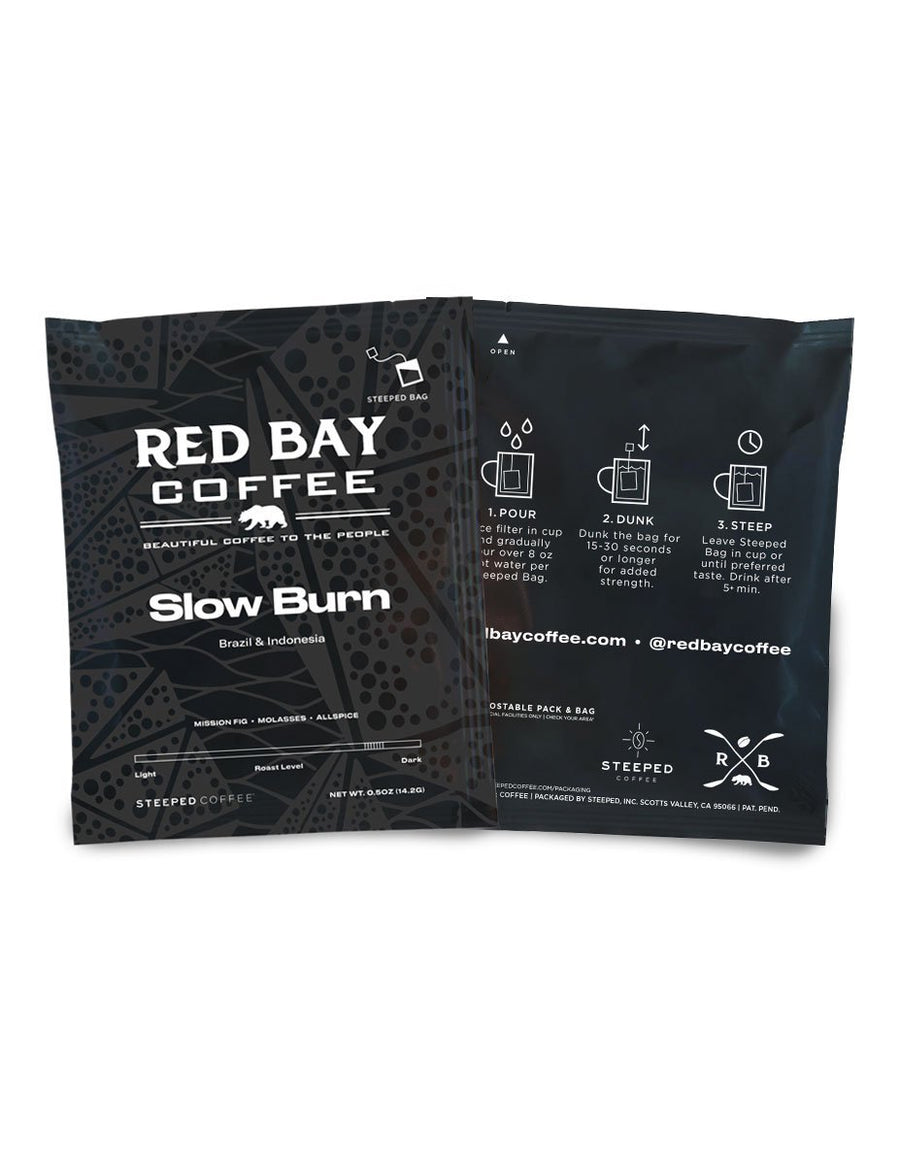 Red Bay Steeped Coffee Bags | Red Bay Coffee.