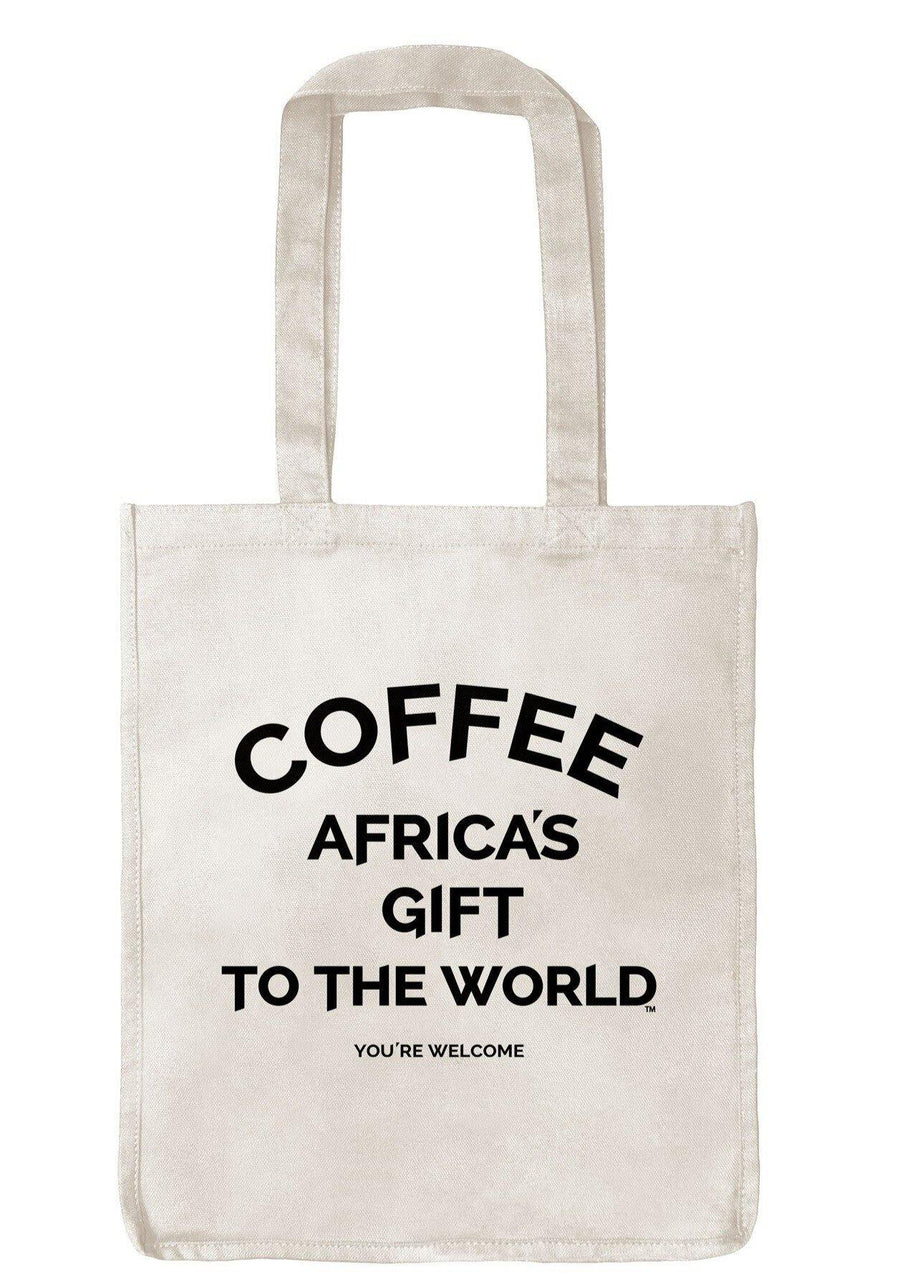 Tote Bag - Africa's Gift - Oatmeal | Red Bay Coffee.