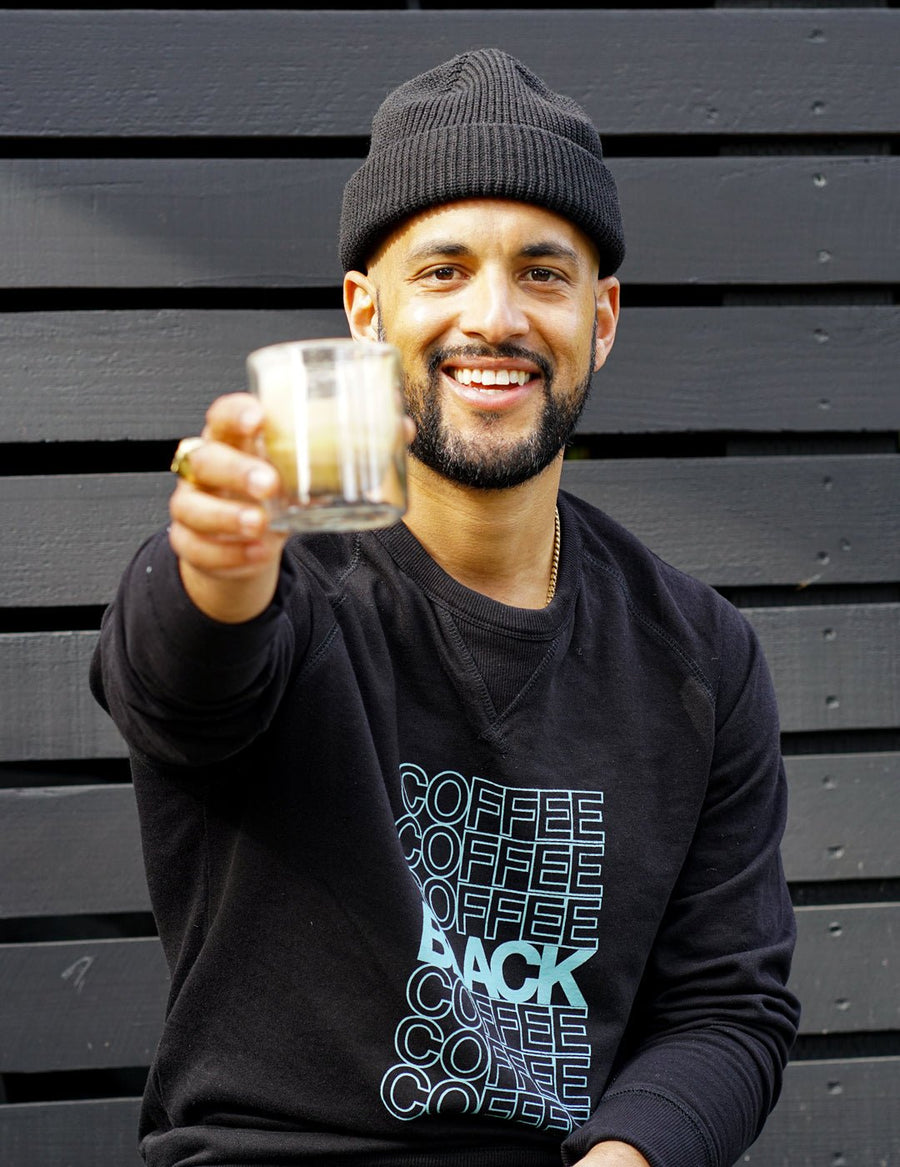 Unisex Sweatshirt - Anniversary Black Coffee - Black | Red Bay Coffee.