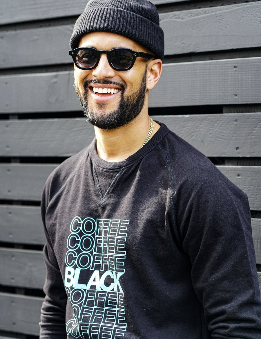 Unisex Sweatshirt - Anniversary Black Coffee - Black | Red Bay Coffee.